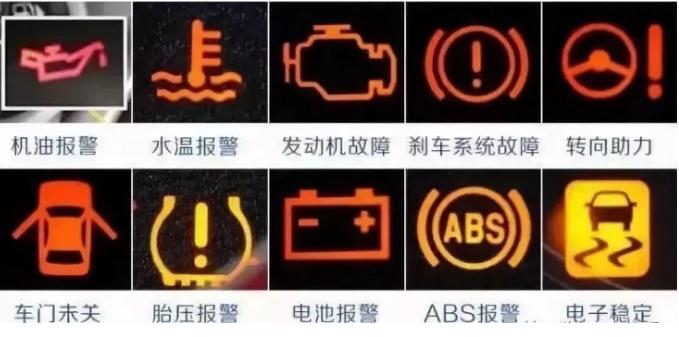 进口润滑油代理商|如果这几个故障灯亮了,要马上检修